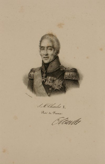 Portrait of Charles X (1757-1836) by Francois Seraphin Delpech